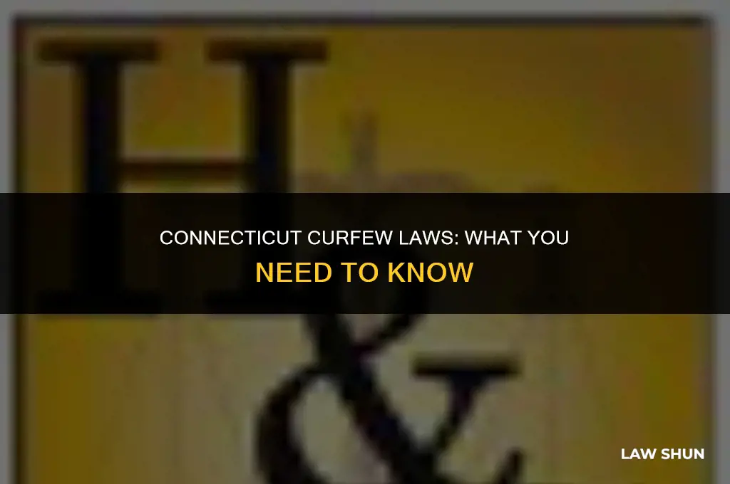 does ct have a curfew law