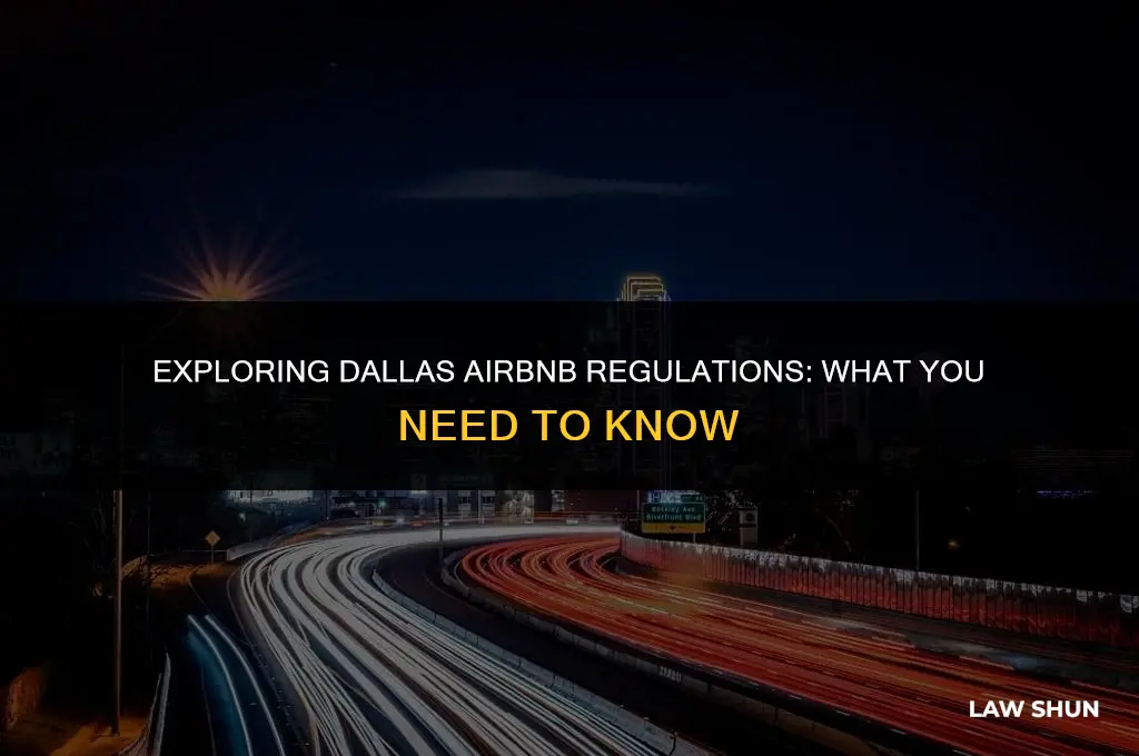 does dallas have laws about airbnb