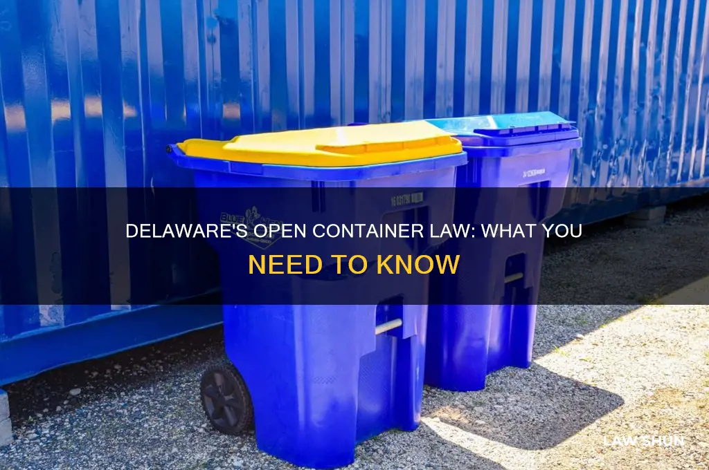 does delaware have an open container law