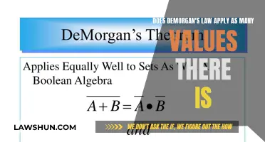 Demorgan's Law: Infinite Values, Finite Logic