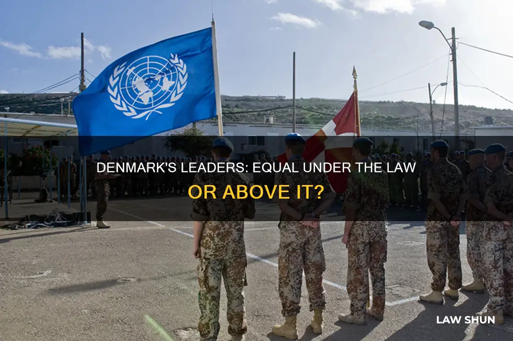 does denmarks leaders have the same laws as their citizens