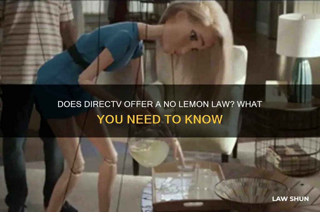 does directv have a no lemon law