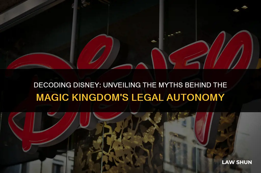 does disney have its own laws