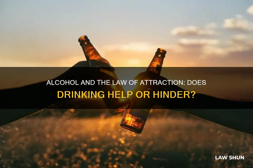 does drinking alcohol aid law of attraction