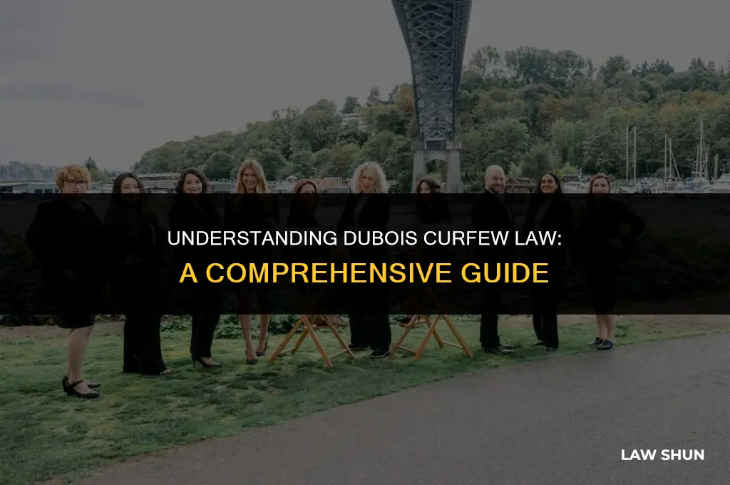 does dubois have a curfew law