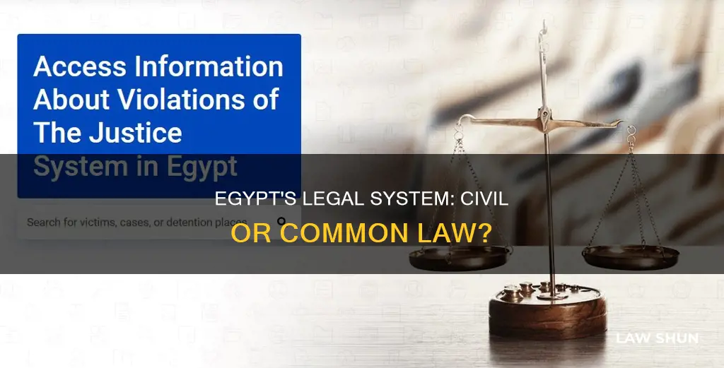 does egypt use common law or civil law