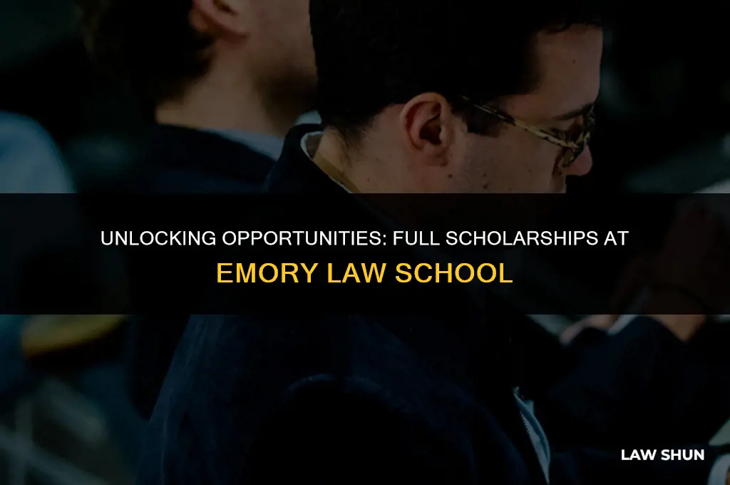does emory law offer full schoalrsips