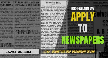 Equal Time Law: Newspaper Application Explored