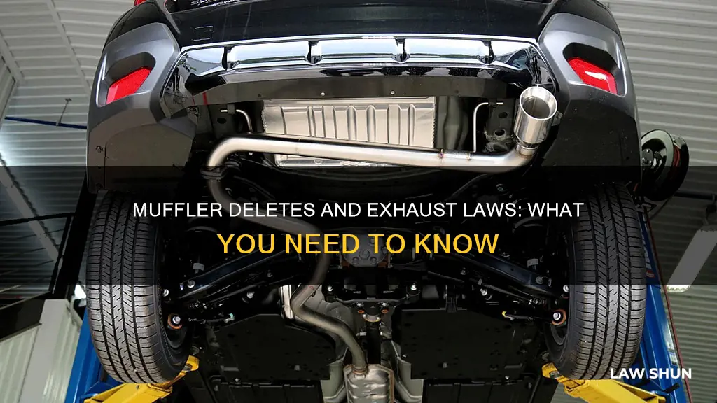 does exhaust law apply to muffler deletes