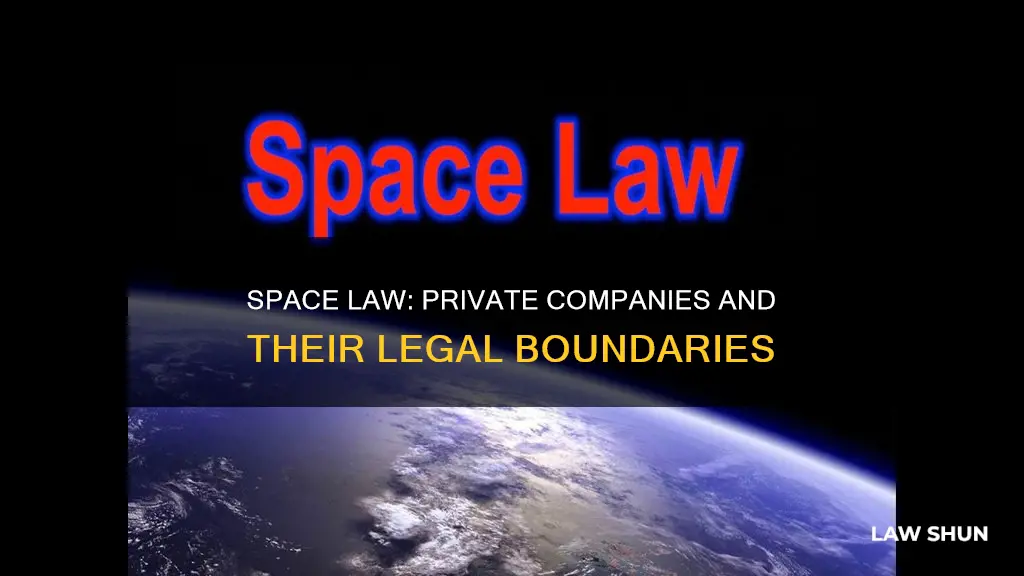 does existing space law apply to private companies