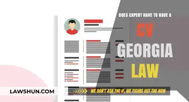 Georgia Law: Do Experts Need a CV for Legal Testimony?