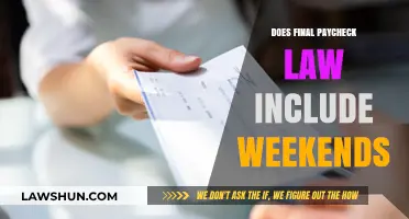 Decoding Final Paycheck Laws: Weekend Inclusion Explained