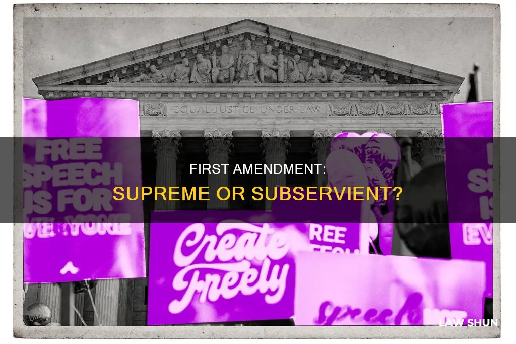 does first amendment trump other laws