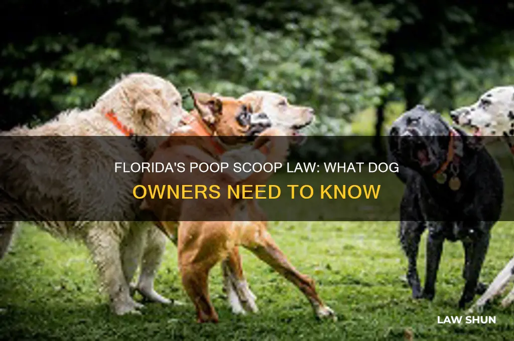 does fl have law for picking up after a dog