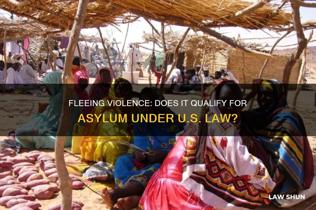 does fleeing violence qualify for asylum in the us law
