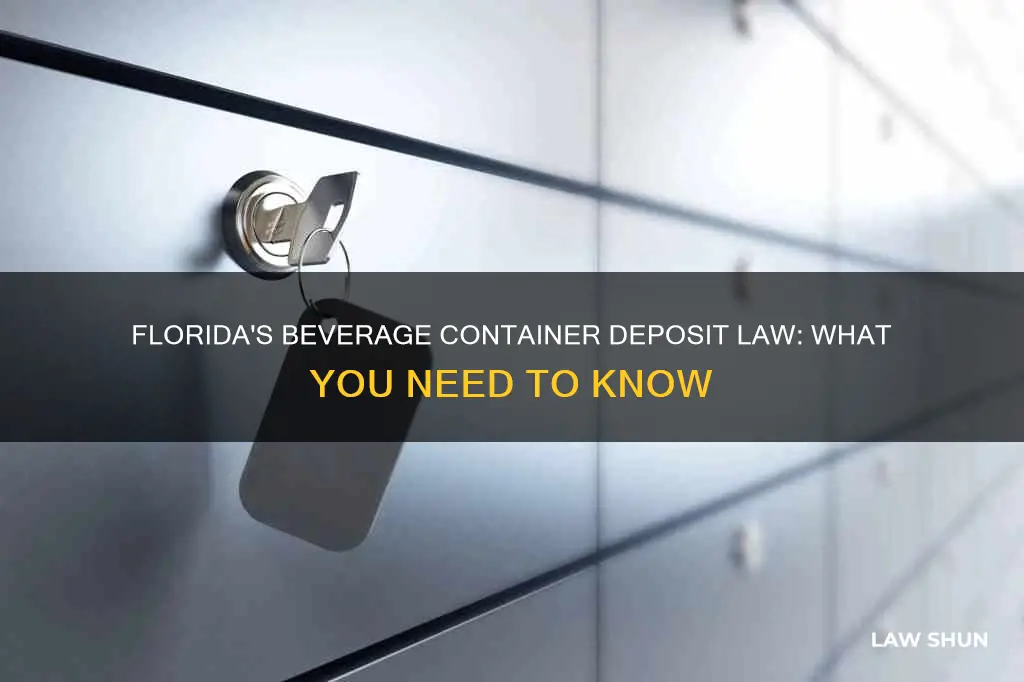 does florida have a can deposit law