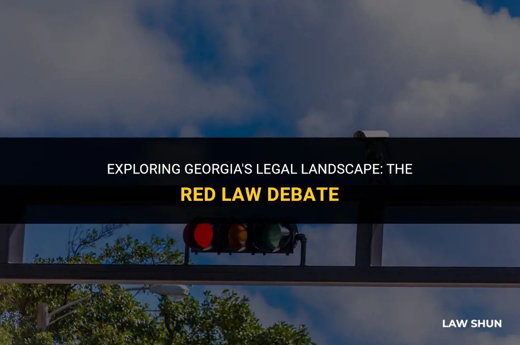 does ga have the red law