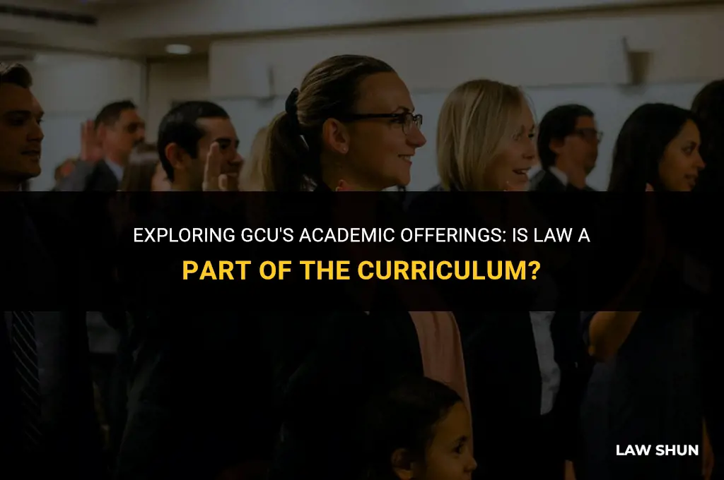 does gcu have a law program