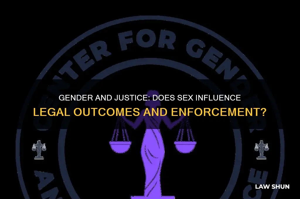 does gender play a role in the application of law