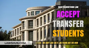 Georgetown Law Transfer Admissions: Requirements, Process, and Acceptance Rates