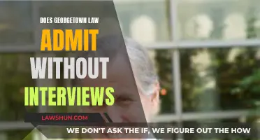 Georgetown Law Admissions: Interview Waivers and Alternatives