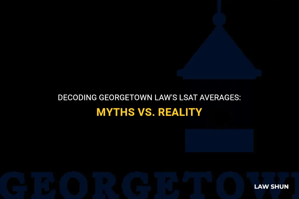 does georgetown law average lsat scores