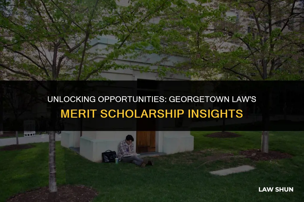does georgetown law give merit scholarships