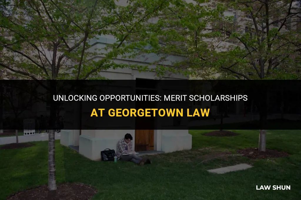 does georgetown law offer merit scholarships