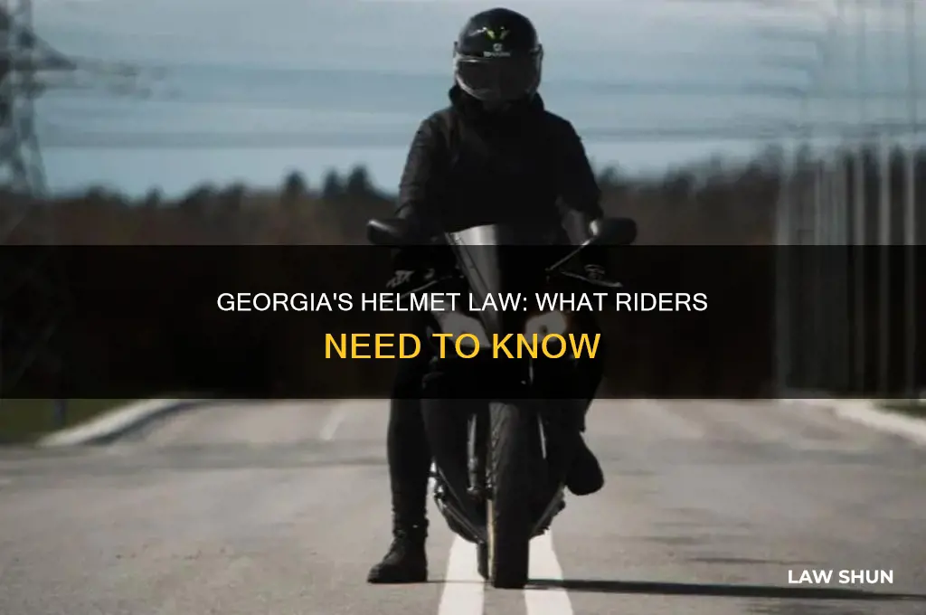 does georgia have a helmet law