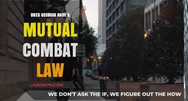 Georgia's Mutual Combat Law: Legal or Myth? Exploring the Facts