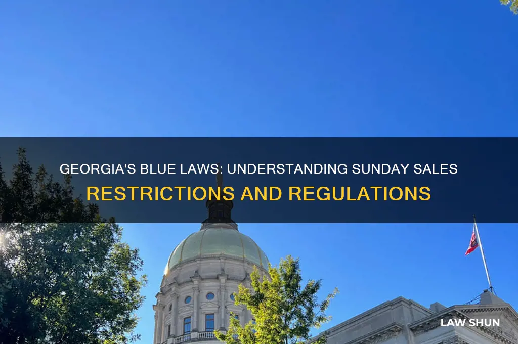 does georgia have blue laws