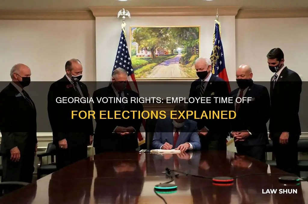 does georgia have law about allowing employees time to vote