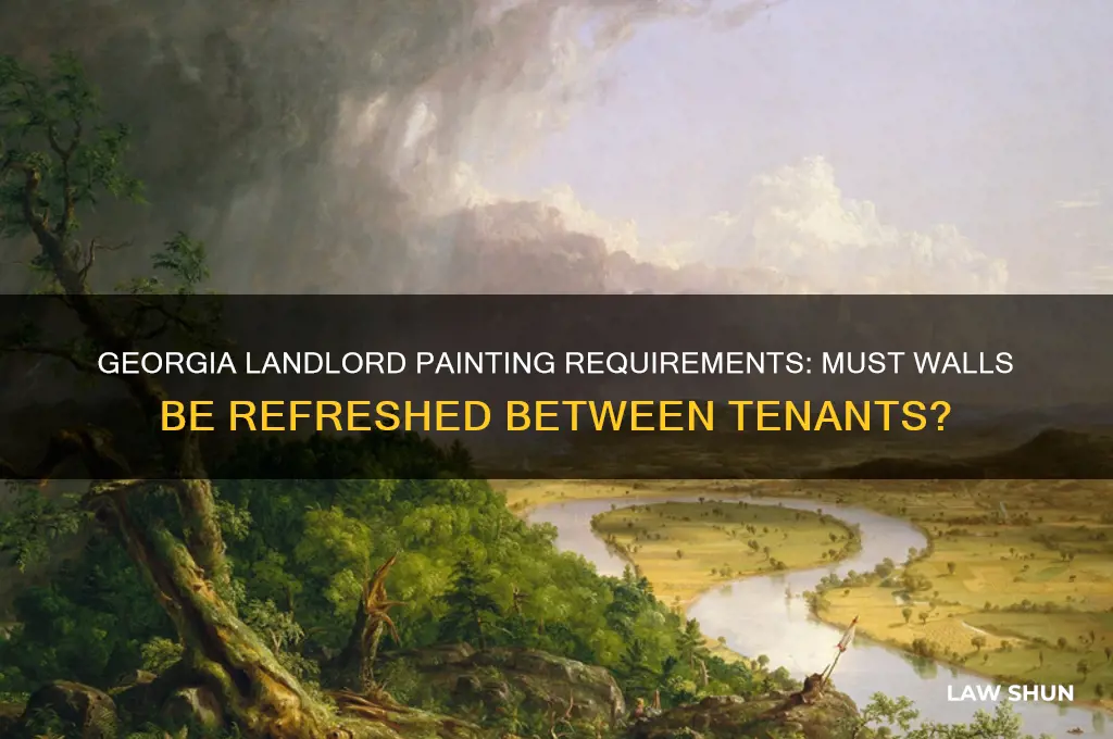 does georgia law rewuire that landlords paint after each tenant