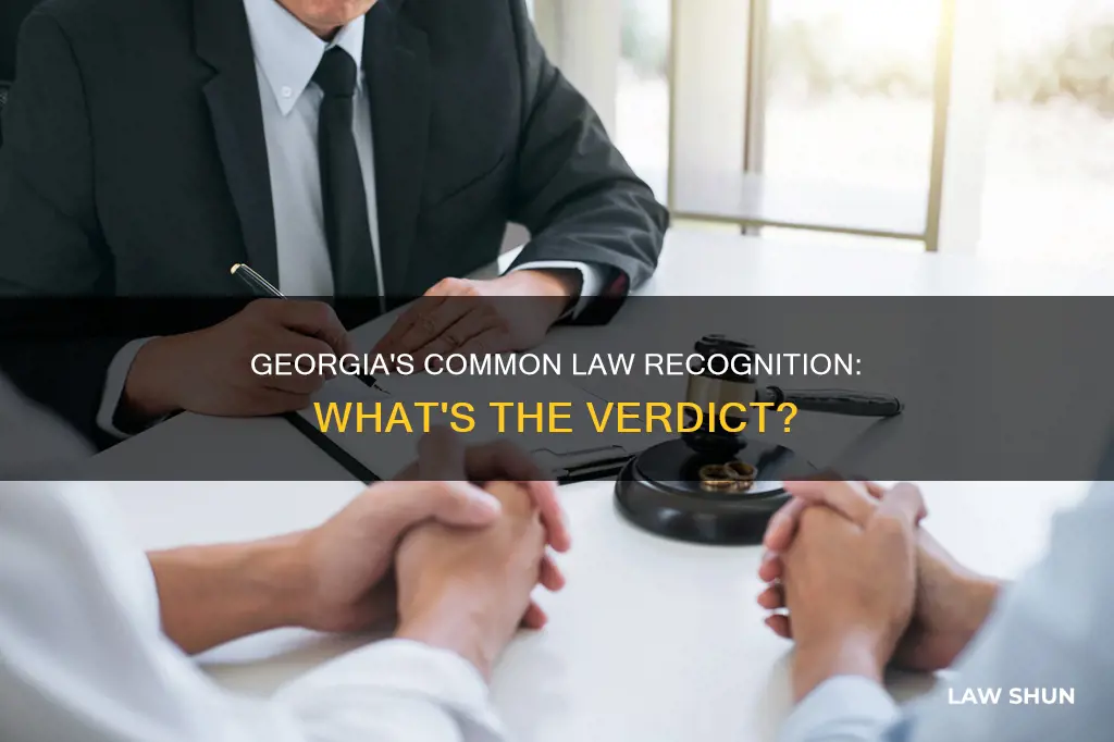 does georgia recognize common law