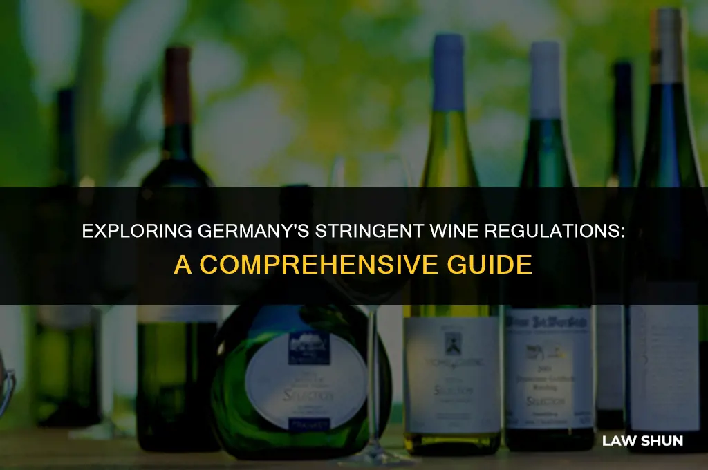 does germany have strict wine laws
