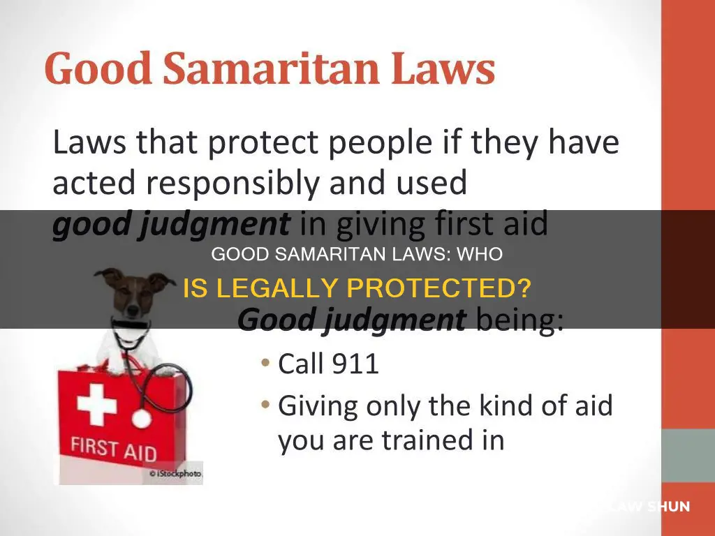 does good samitan law apply to non-doctors