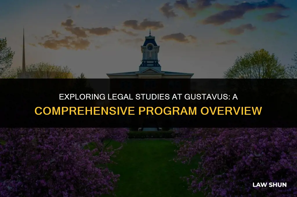 does gustavus offer a law program