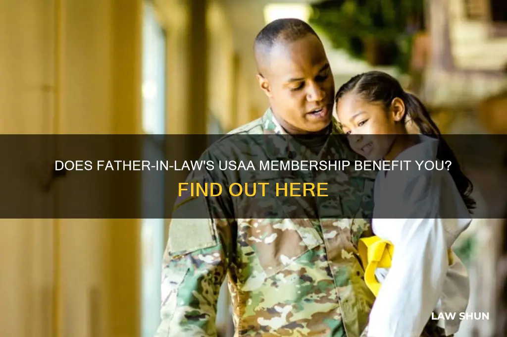 does having a father in law with usaa count