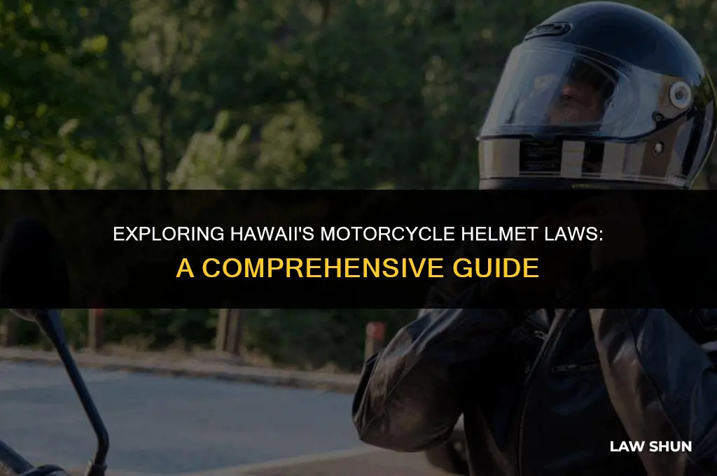 does hawaii have a helmet law