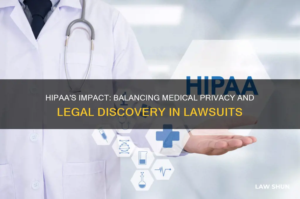 does hippa prevent medical disocery in a law suit