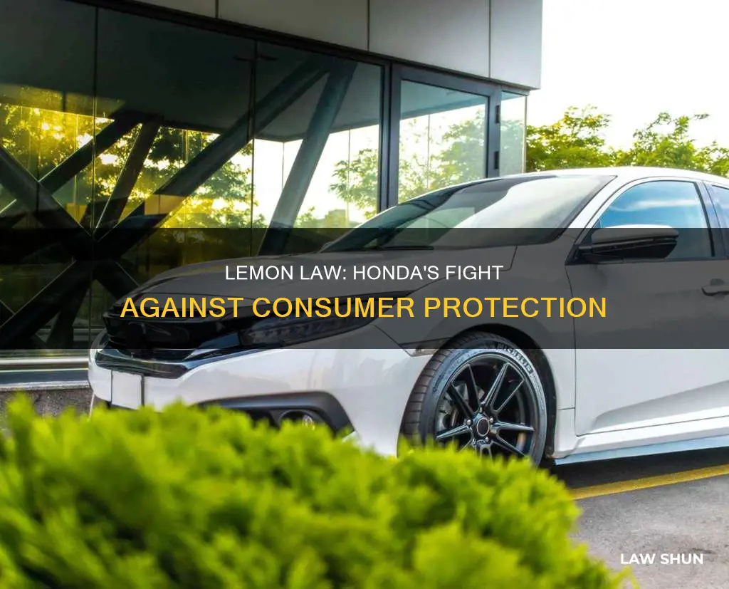 does honda fight lemon law cases