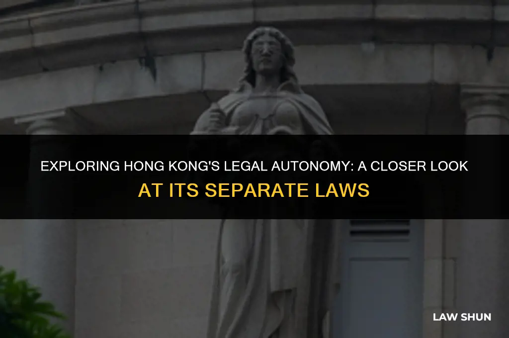 does hong kong have separate laws