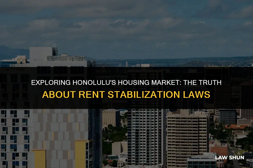 does honolulu have rent stabilization laws