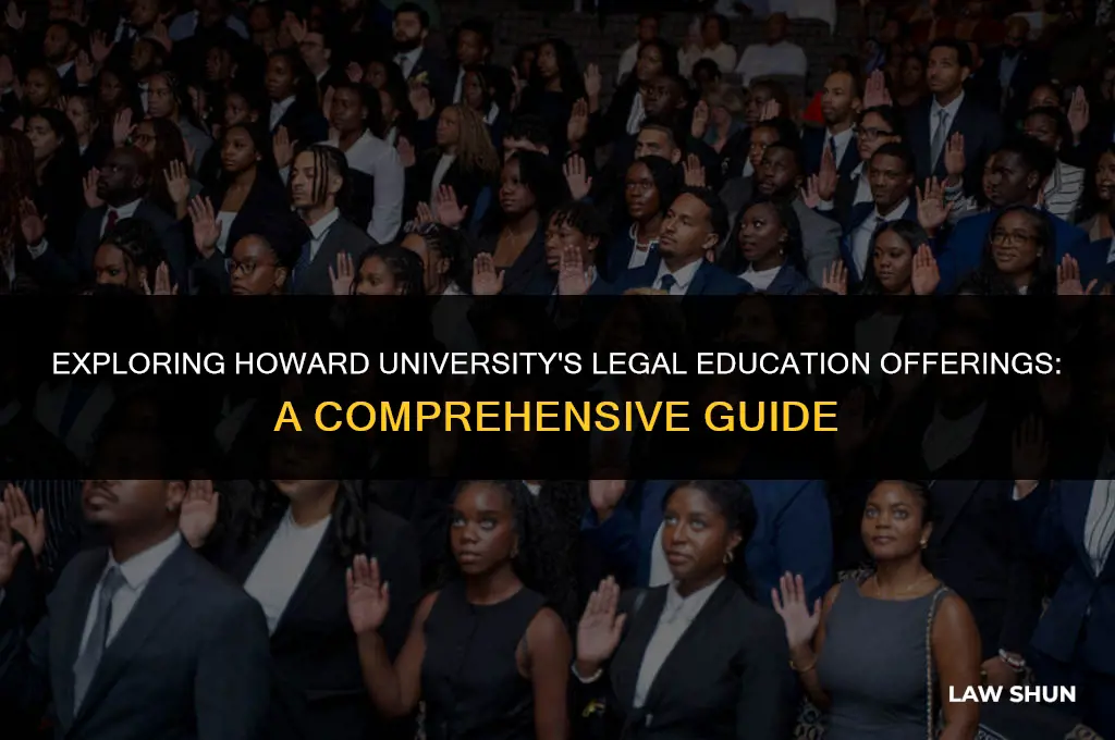 does howard have a law program