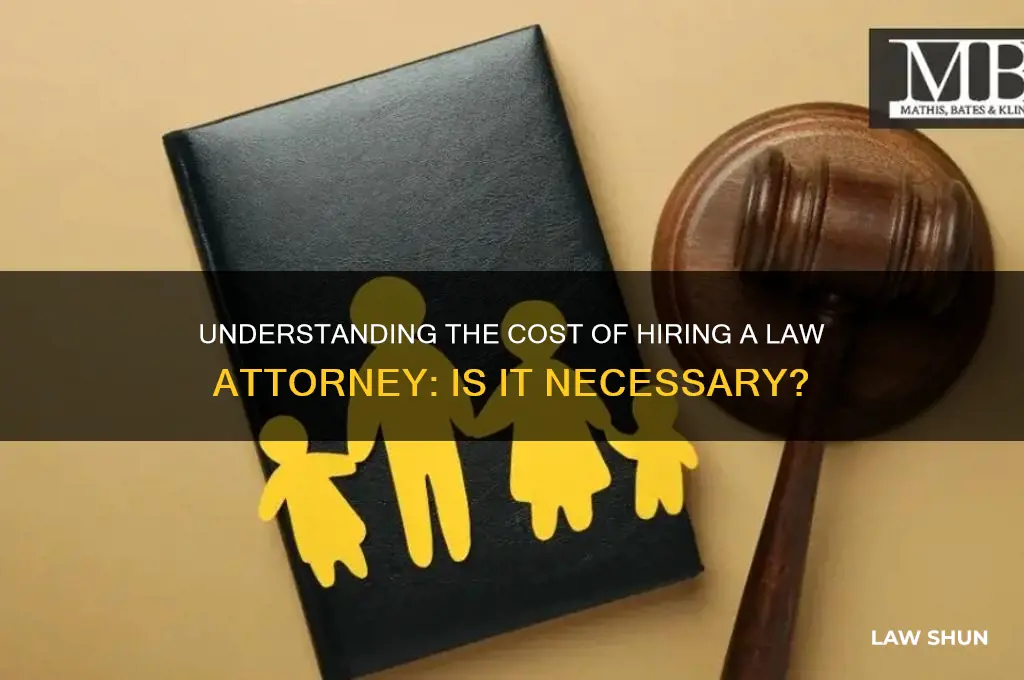 does i need a law attorney cost
