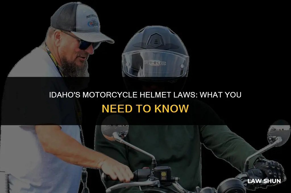 does idaho have a helmet law