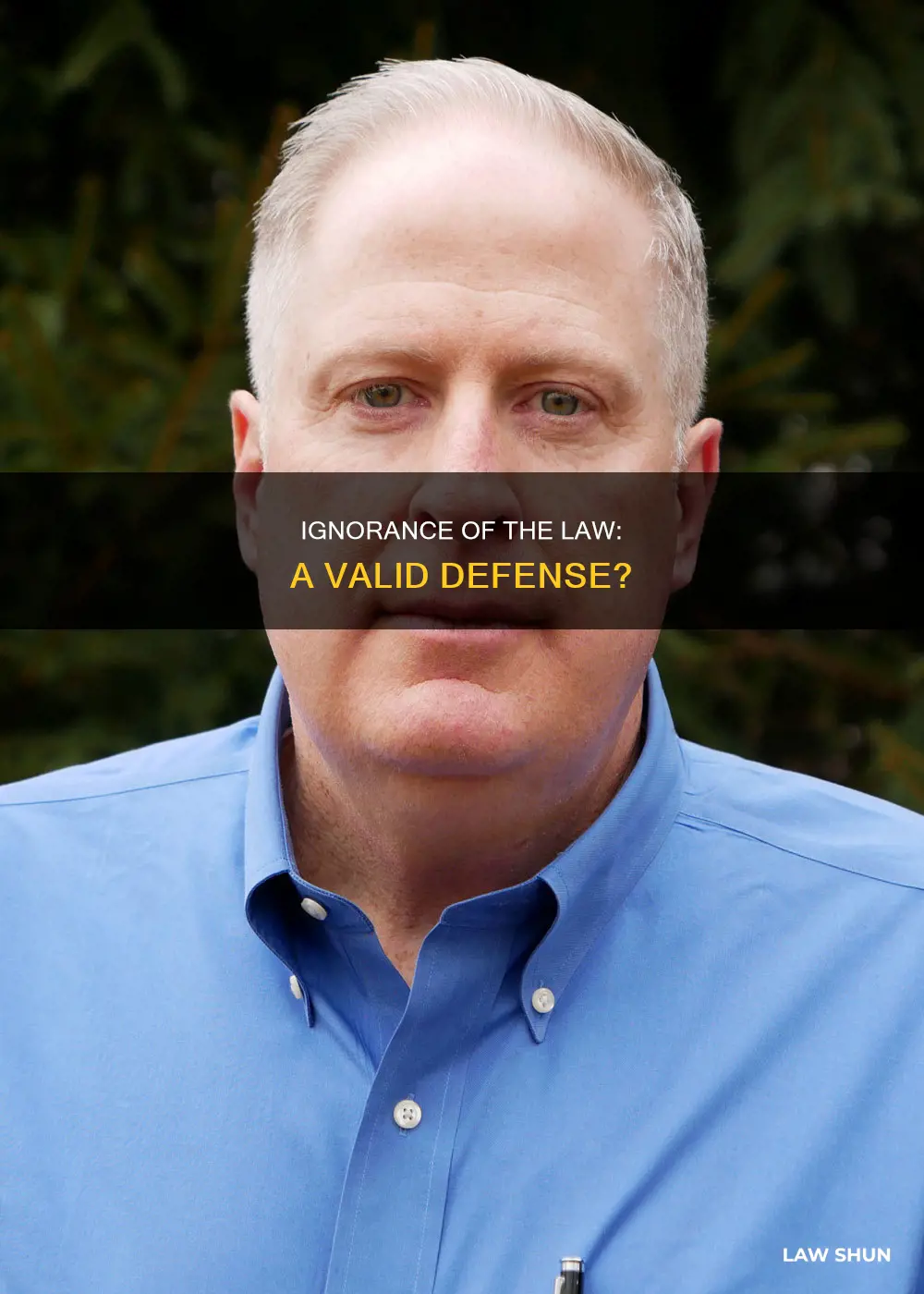 does ignorance of the law constitute a defense