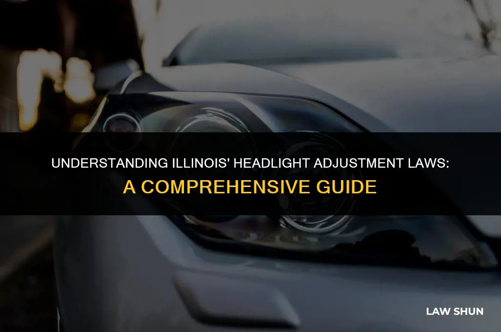 does illinois have headlight adjustment laws