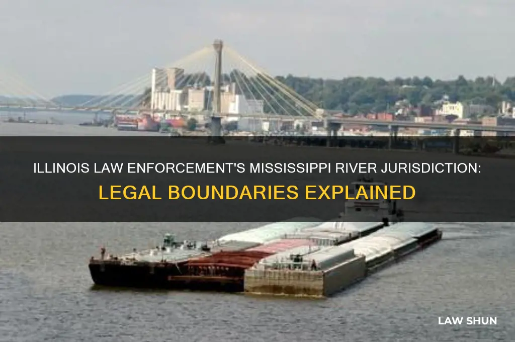 does illinois law enfrocement have jursidiction on the mississippi river