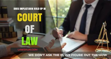 Does Implication Hold Legal Weight in Court Proceedings?